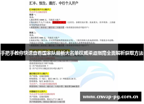 手把手教你快速查看国家队最新大名单权威渠道指南全面解析获取方法 手把手教你快速查看国家队最新大名单权威渠道指南全面解析获取方法